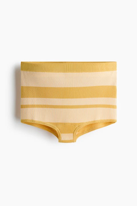Rib-knit Mini Shorts