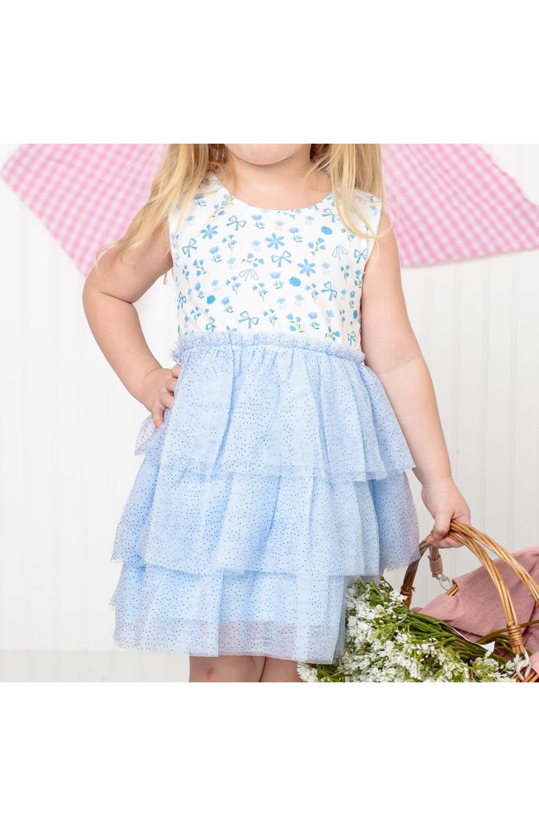 Sweet Wink Sky Floral Tank Tutu Dress, Alternate, color, Pastel Blue