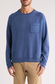 Lucky Brand Fleece Raglan Sweatshirt