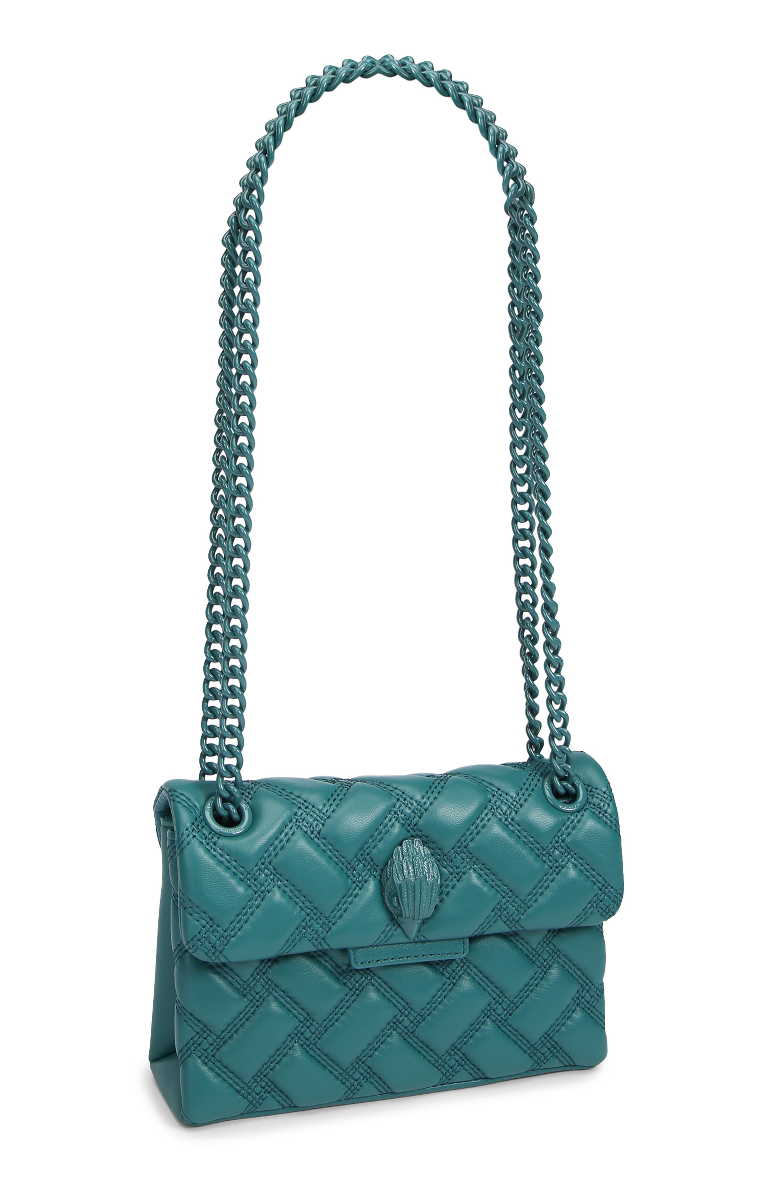 Kurt Geiger London Mini Kensington Drench Leather Convertible Crossbody Bag, Alternate, color, 