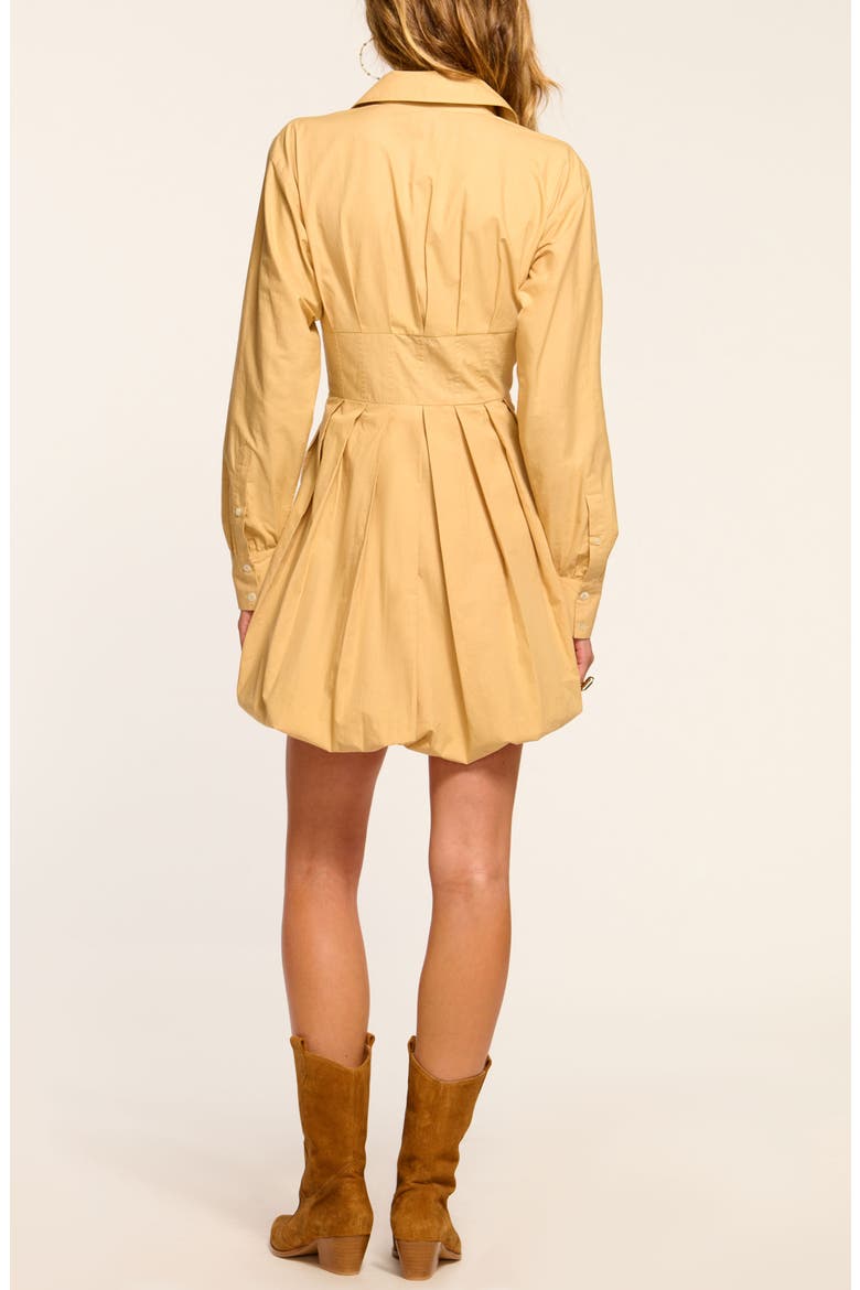 Naira Long Sleeve Shirtdress, Alternate, color, BURLAP