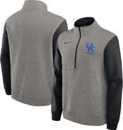 Nike Men's Nike Heather Gray/Black Kentucky Wildcats Club Fleece Half-Zip Pullover