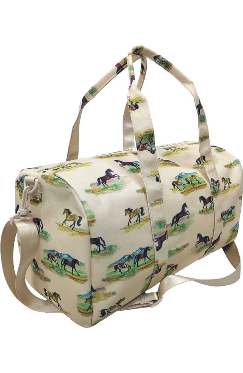 TRVL Design Wild Horses Duffel, Alternate, color,