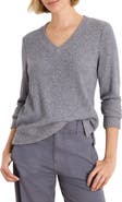 NIC+ZOE Soft Waffle Thermal V-Neck Top