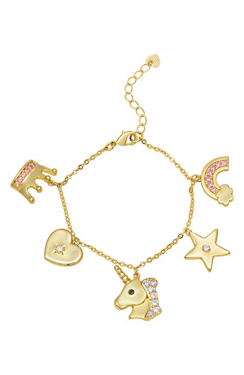 Kids' Magical Enamel & Cubic Zirconia Charm Bracelet