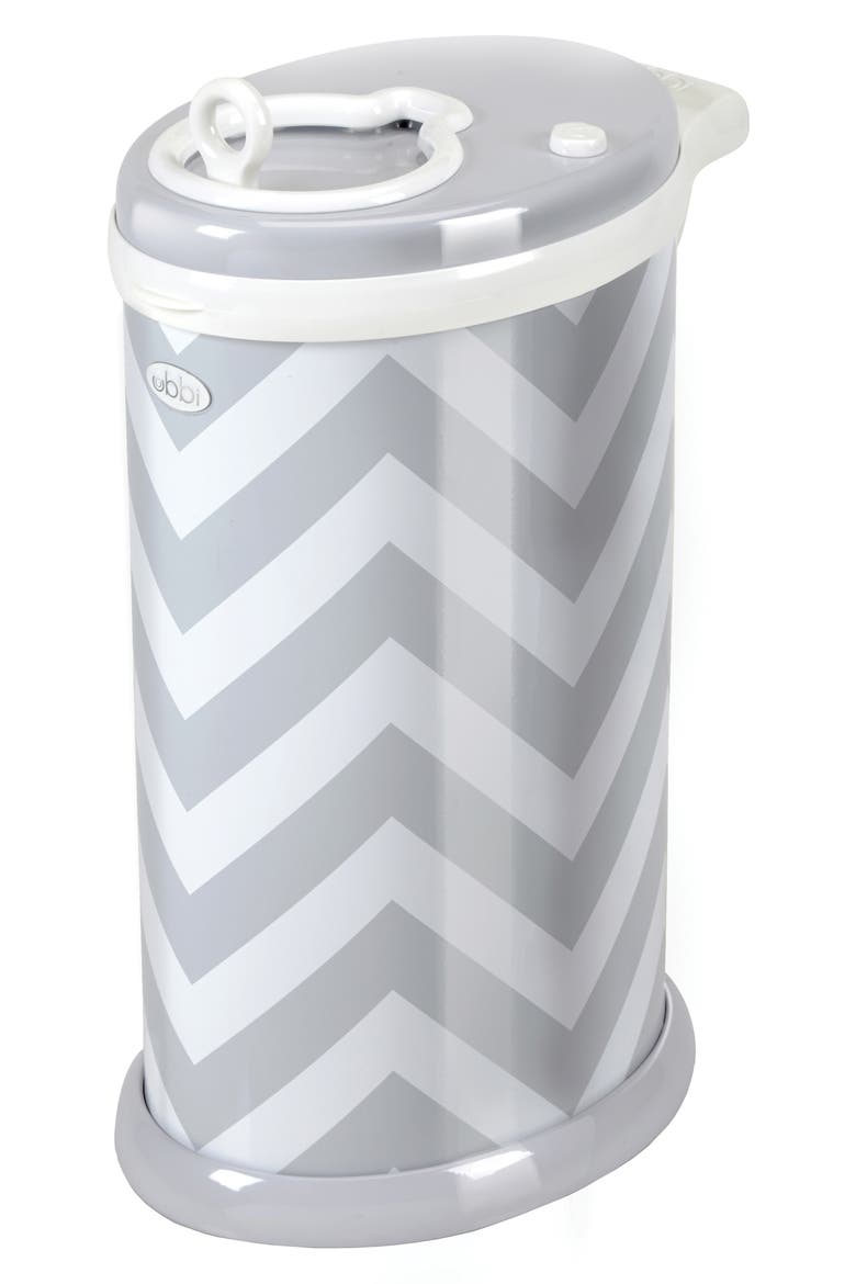 Diaper Pail, Main, color, GRAY CHEVRON