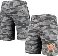 CONCEPTS SPORT Men's Concepts Sport Charcoal/Gray Maryland Terrapins Camo Backup Terry Jam Lounge Shorts