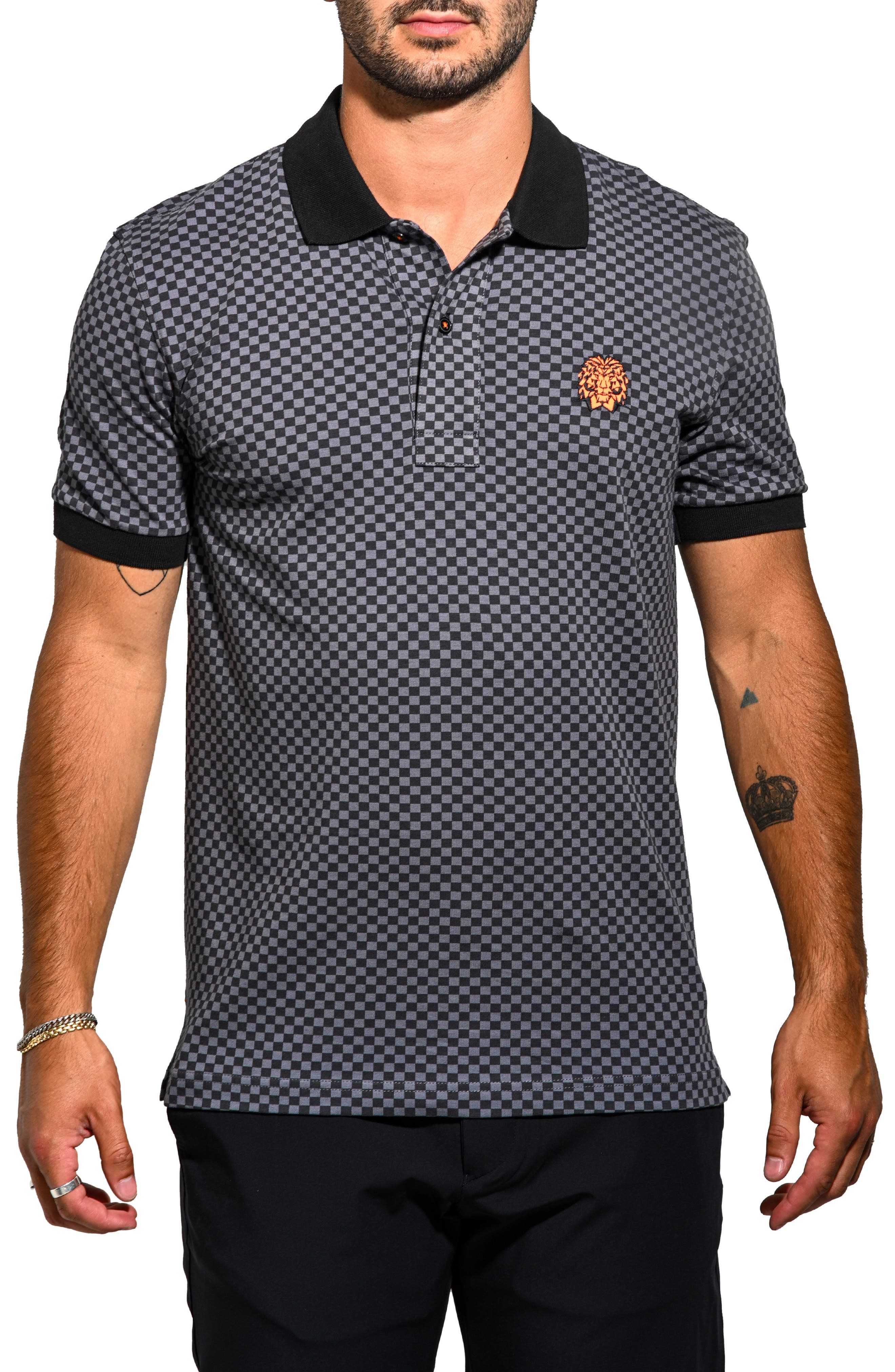 Mozartsquaretip Stretch Nylon Polo - image 5