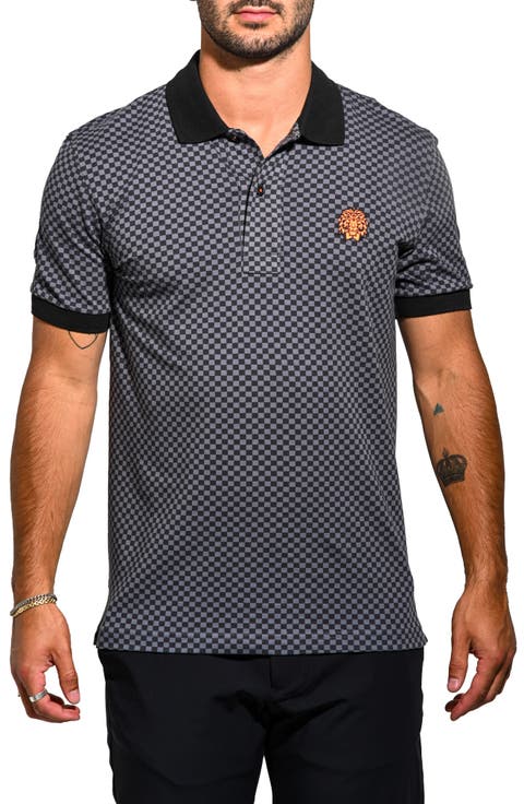 Mozartsquaretip Stretch Nylon Polo
