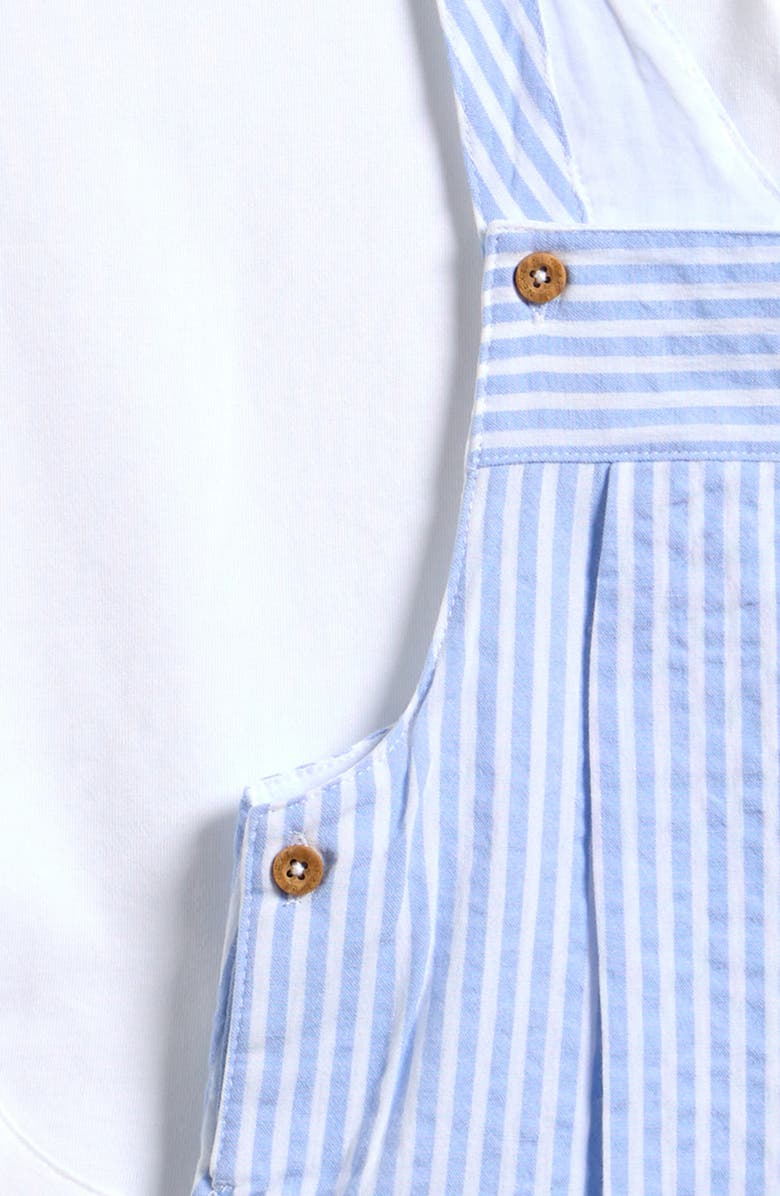 NEXT Seersucker Romper & Bodysuit Set, Alternate, color, Blue