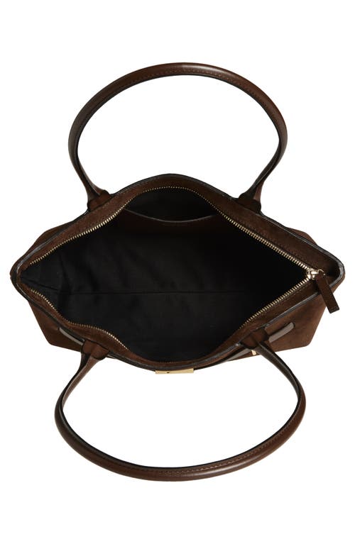 Demellier The New York Leather Shoulder Bag In Brown