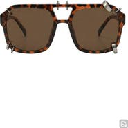 Fifth & Ninth Darcy 55mm Aviator Sunglasses