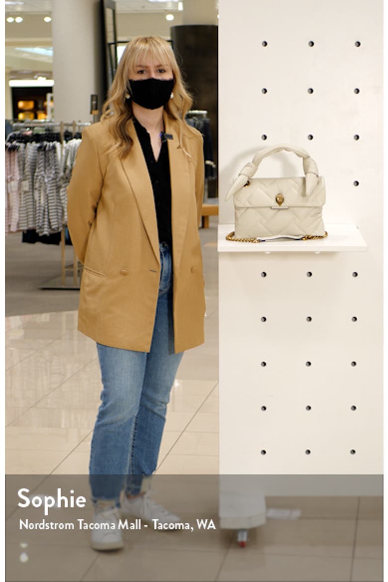 Kensington Knot Handle Quilted Leather Crossbody Bag video