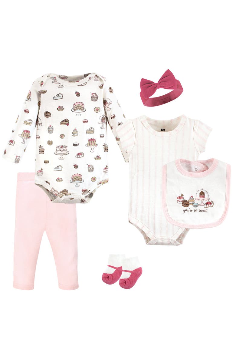 Hudson Baby Cotton Wardrobe Essentials, Main, color, Sweet Bakery