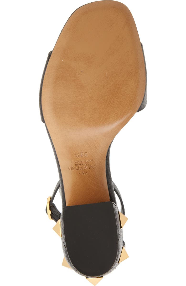 Valentino Garavani Roman Stud Block Heel Sandal, Alternate, color,