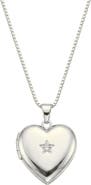 ARGENTO VIVO Heart Locket Pendant Necklace