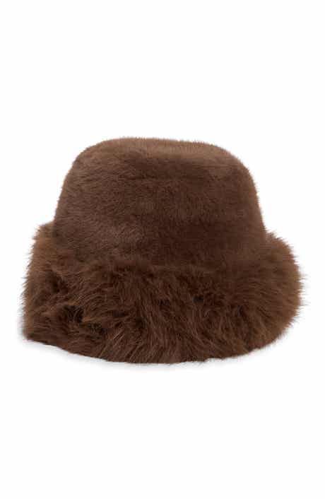 Faux Fur Cuff Bucket Hat