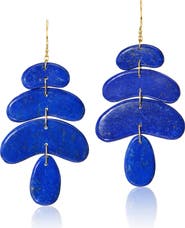 Ten Thousand Things Small Lapis Dangle Earrings