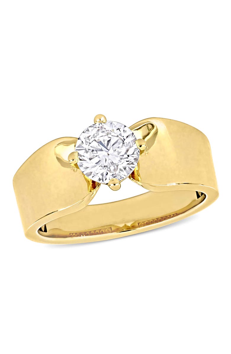 Julianna B. Diamond Solitaire Ring 14k Gold, Main, color, 