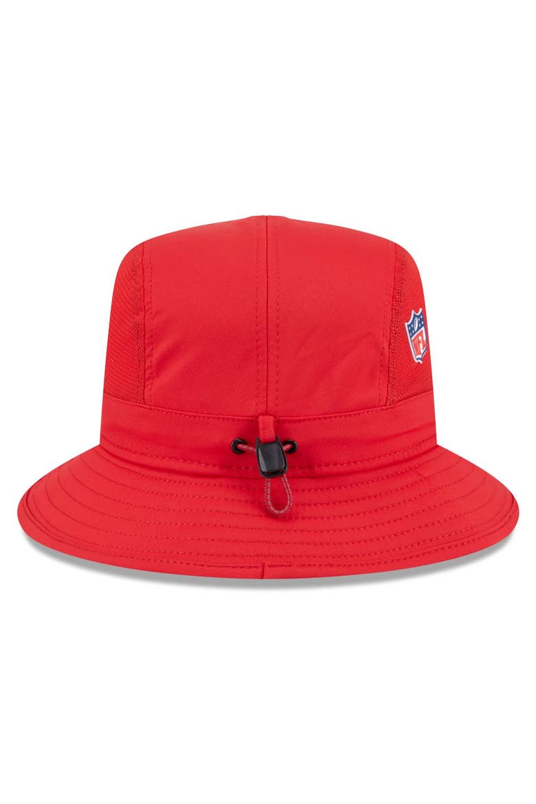 Men's New Era Red Kansas City Chiefs 2025 Sideline  Bucket Hat, Alternate, color, Red