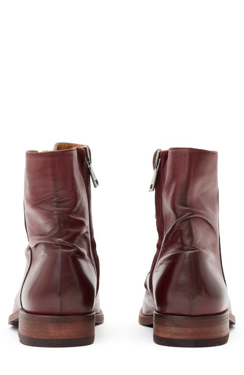 John Varvatos Morrison Sharpei Boot In Burgundy