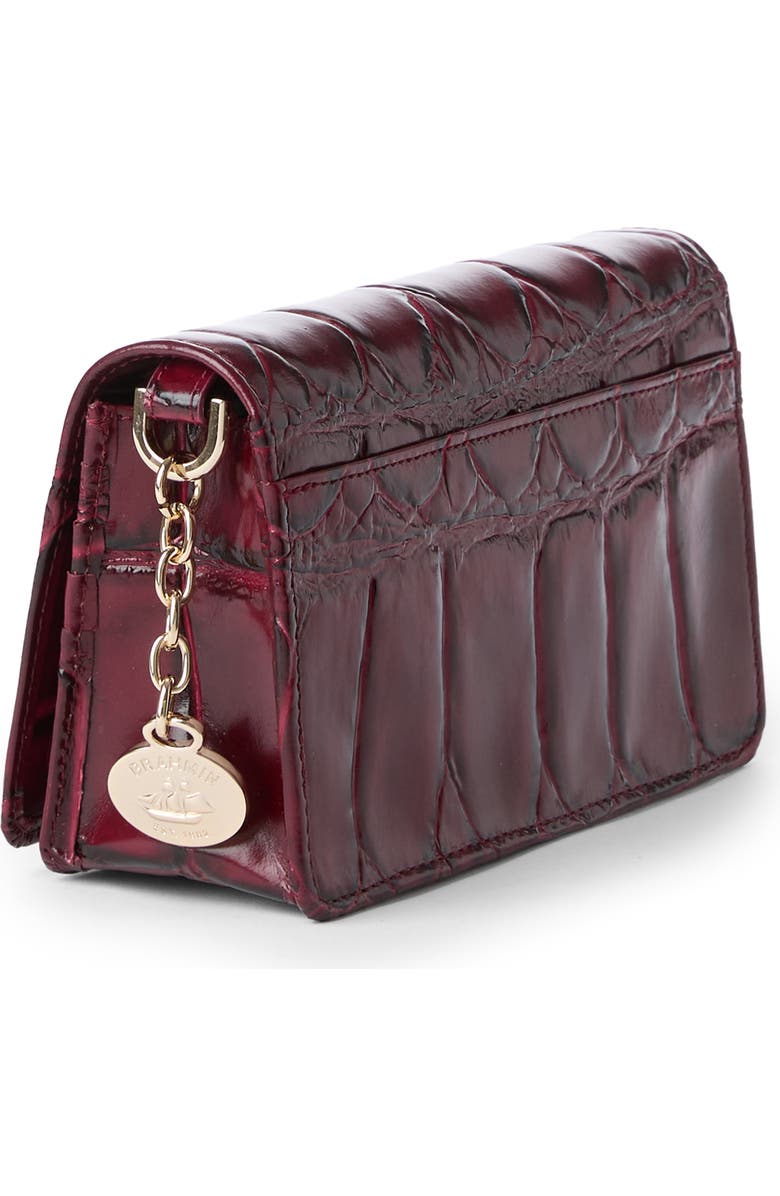 Brahmin Minuette Croc Embossed Leather Crossbody Bag, Alternate, color,