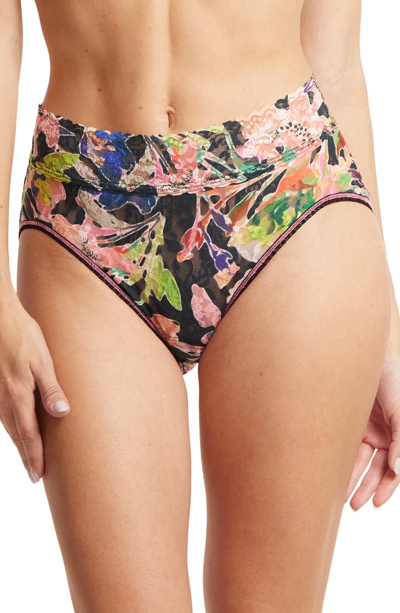 Hanky Panky Print Signature Lace French Briefs, Main, color, Unapologetic