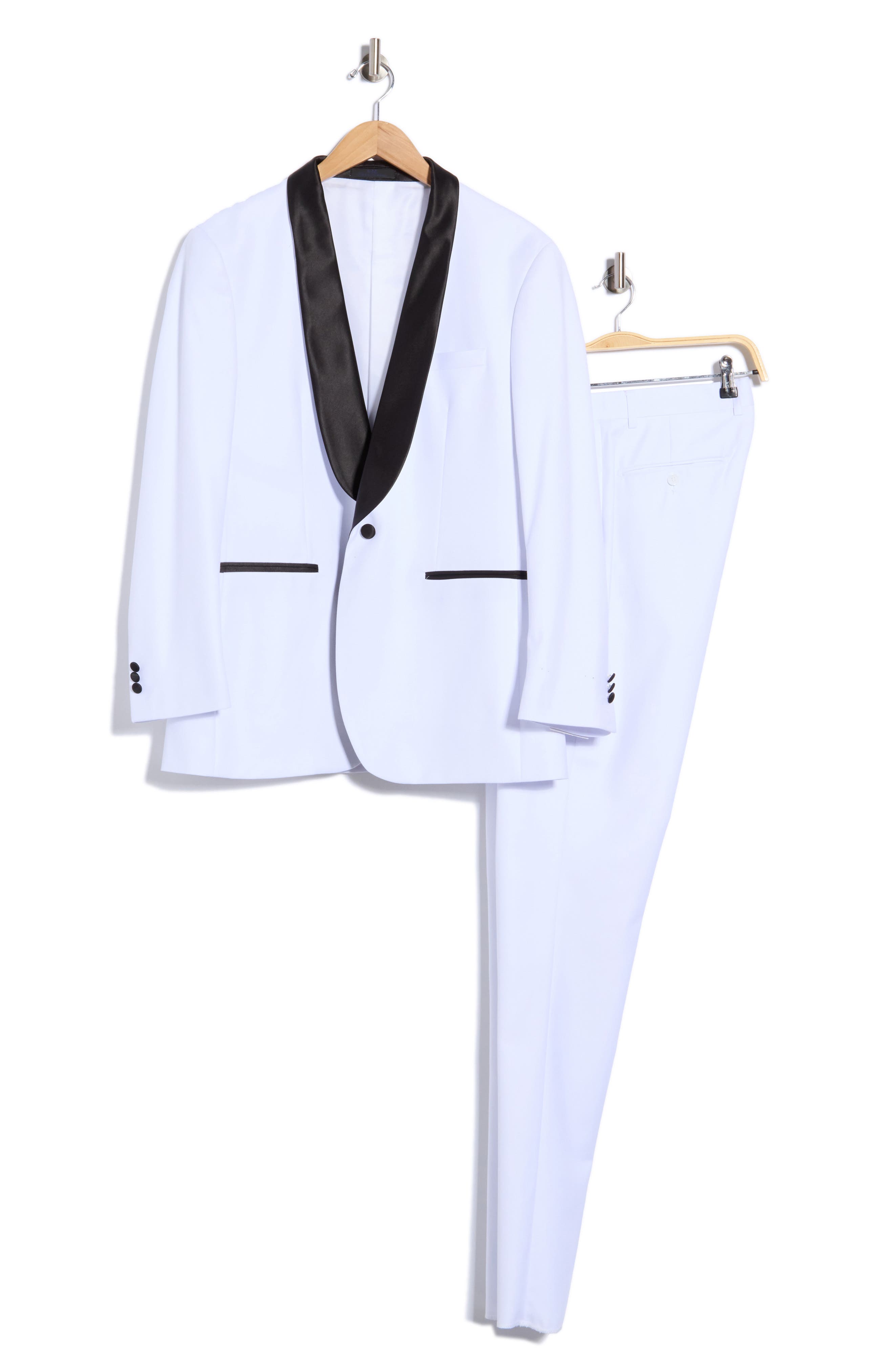 WHITE / BLACK