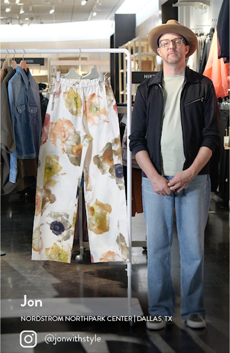 Martina Floral Organic Cotton Pants, sales video thumbnail