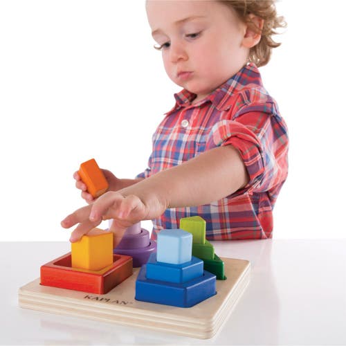 Kaplan Early Learning Company Nest And Stack Shapes In Metallic