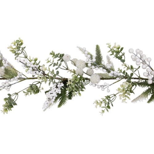 Northlight Glittered Berries And Eucalyptus Artificial Christmas Garland