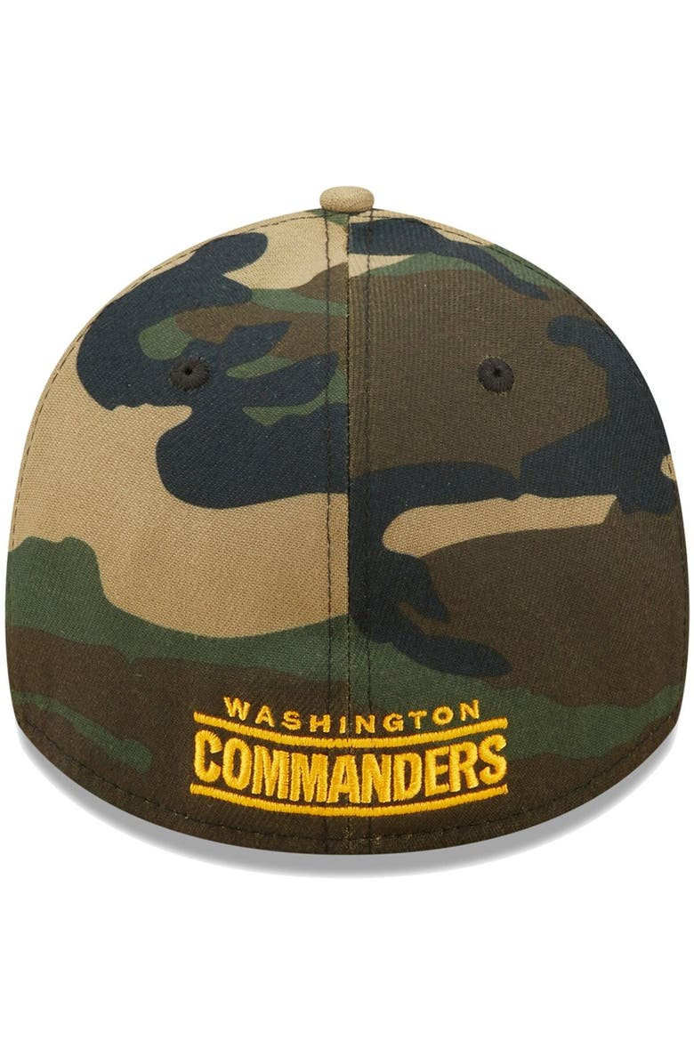 New Era Men's New Era Camo Washington Commanders Logo 39THIRTY Flex Hat, Alternate, color,