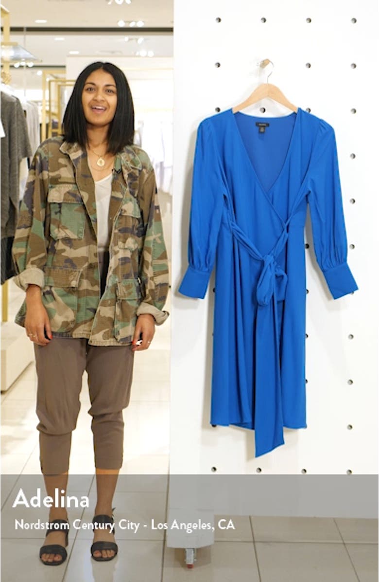 Long Sleeve Wrap Dress, sales video thumbnail