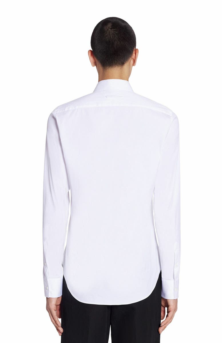Lanvin Fitted Shirt, Alternate, color, Optic White