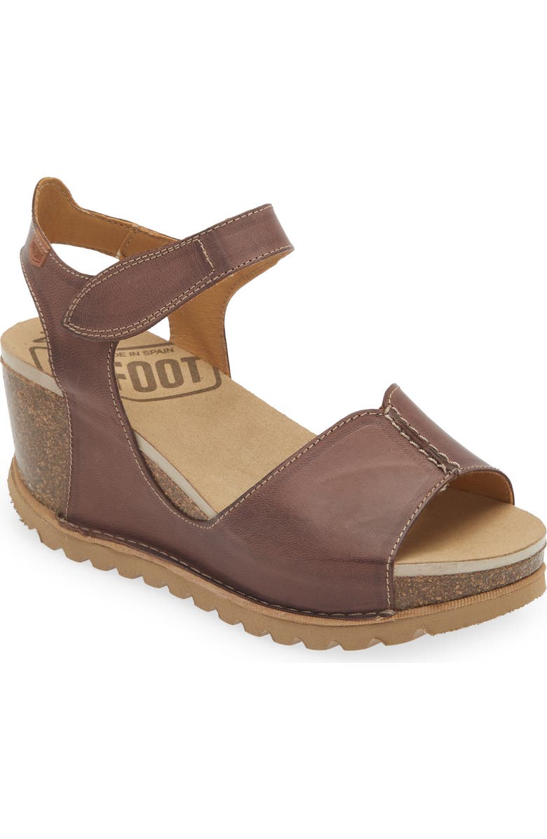 On Foot Samoa 310 Wedge Sandal, Main, color, Chocolate
