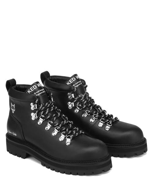 Naked Wolfe Bear Leather Boot In Black