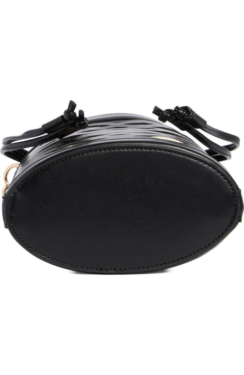 BCBG Woven Laser Cut Bucket Bag, Alternate, color,