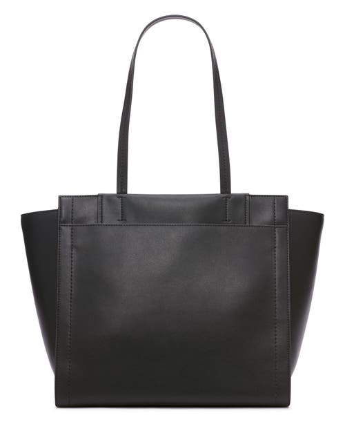 Dkny Pax Large Tote In Black/silver