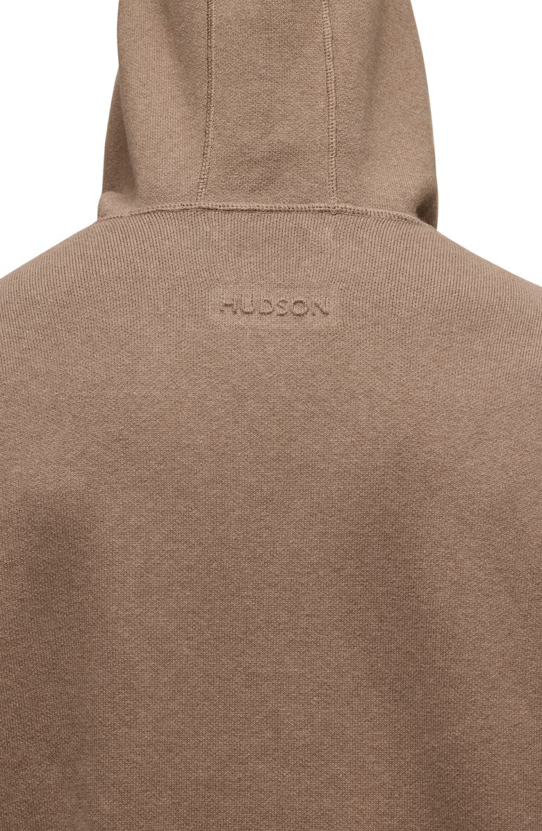Hudson Jeans Cotton & Cashmere Double Knit Hoodie, Alternate, color, Taupe