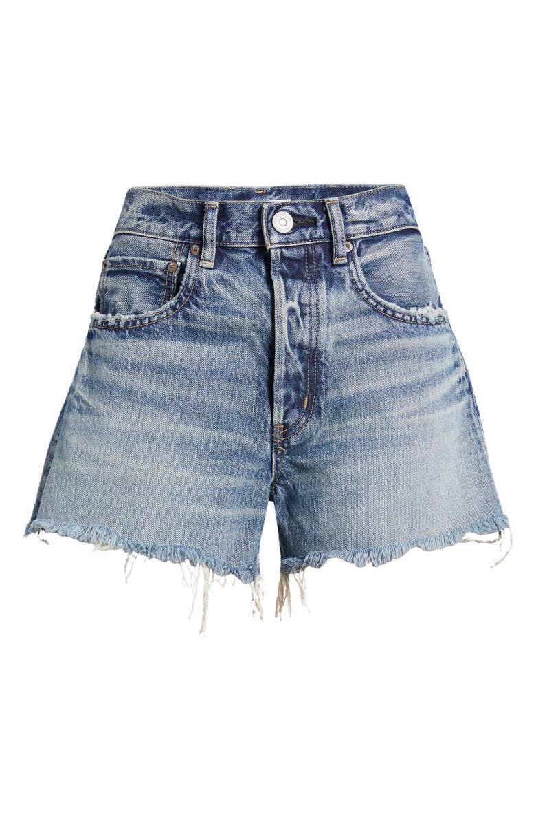 MOUSSY VINTAGE Douglaston Ripped Denim Cutoff Shorts, Alternate, color, 