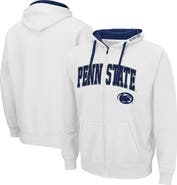 COLOSSEUM Men's Colosseum White Penn State Nittany Lions Big & Tall Full-Zip Hoodie