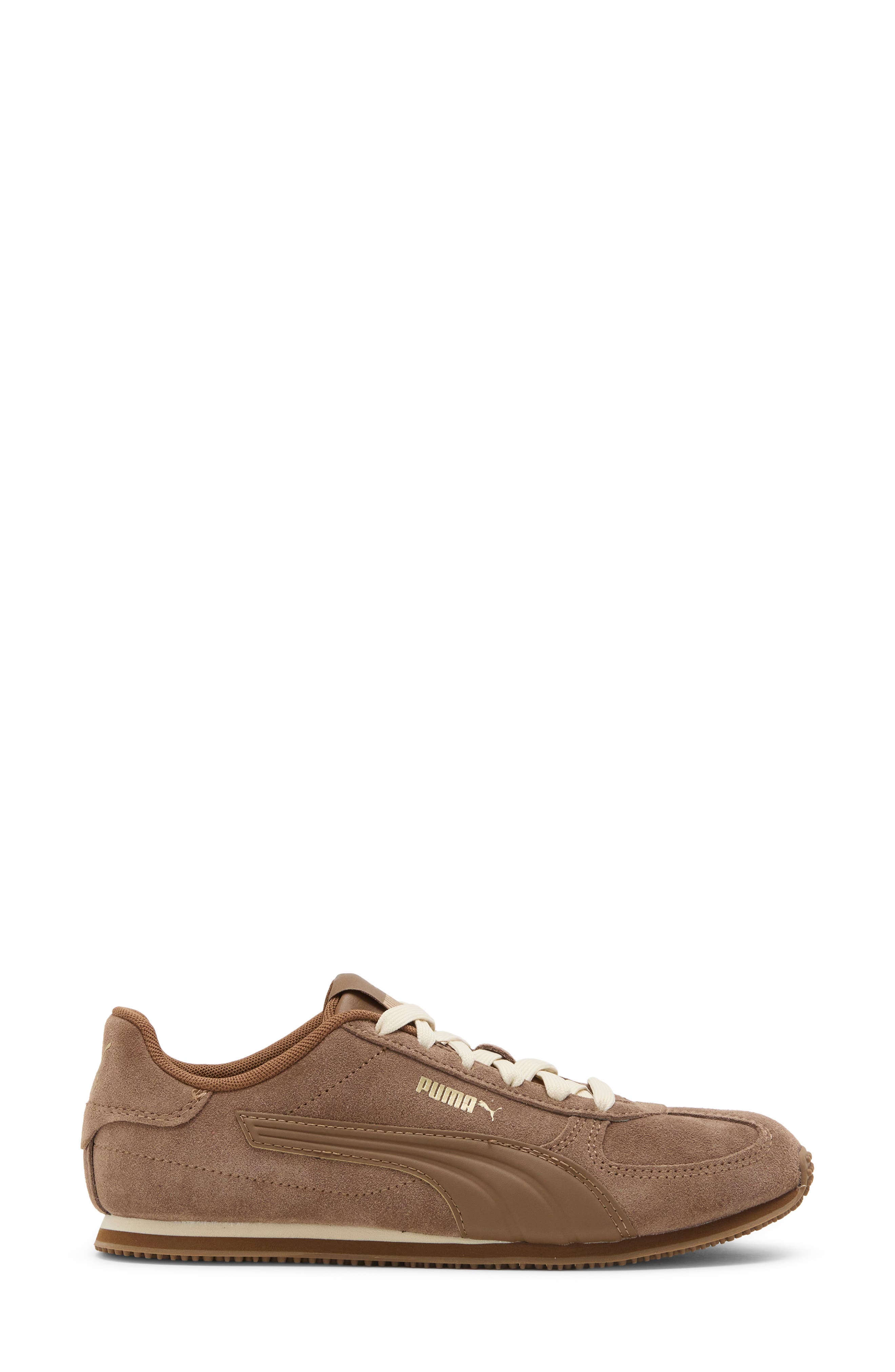 ST Track Leather Sneaker, Alternate, color, HAUTE COFFEE/ SNOW/ GOLD