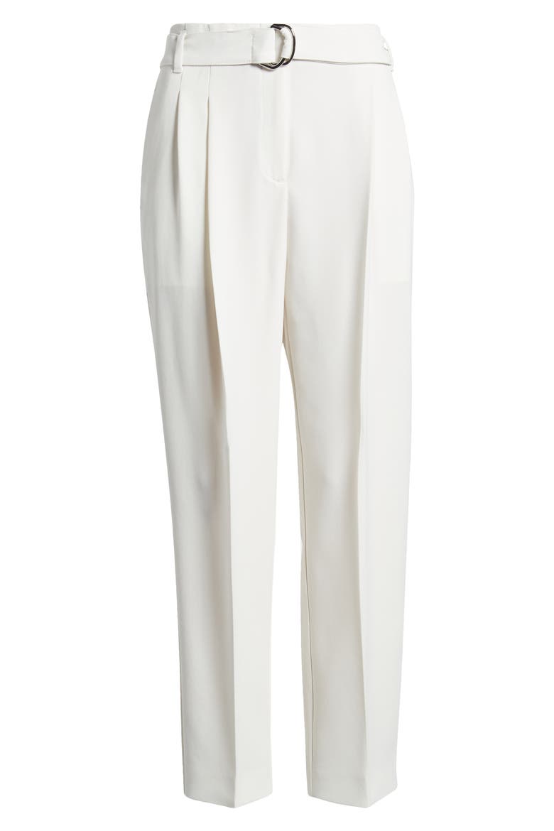Tapiah Belted Ankle Pants, Alternate, color, SOFT CREAM