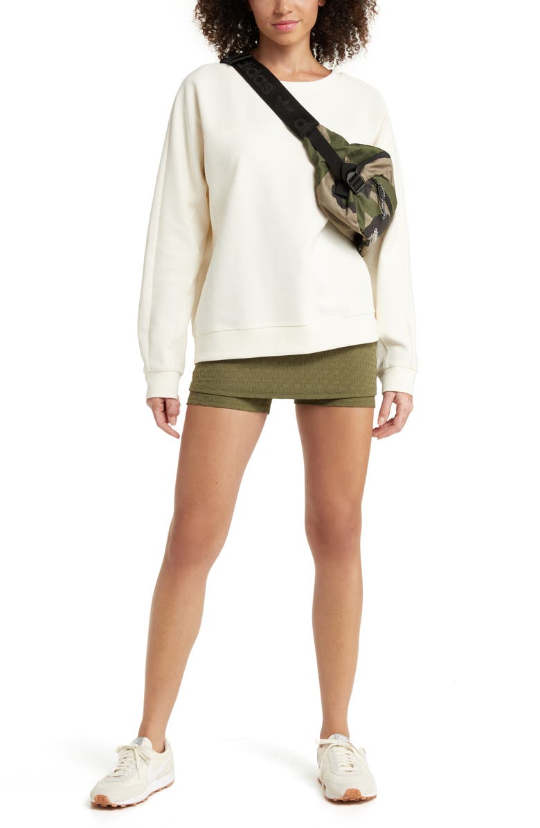 Zella Anya Ottoman Knit Pullover, Alternate, color, Ivory Egret