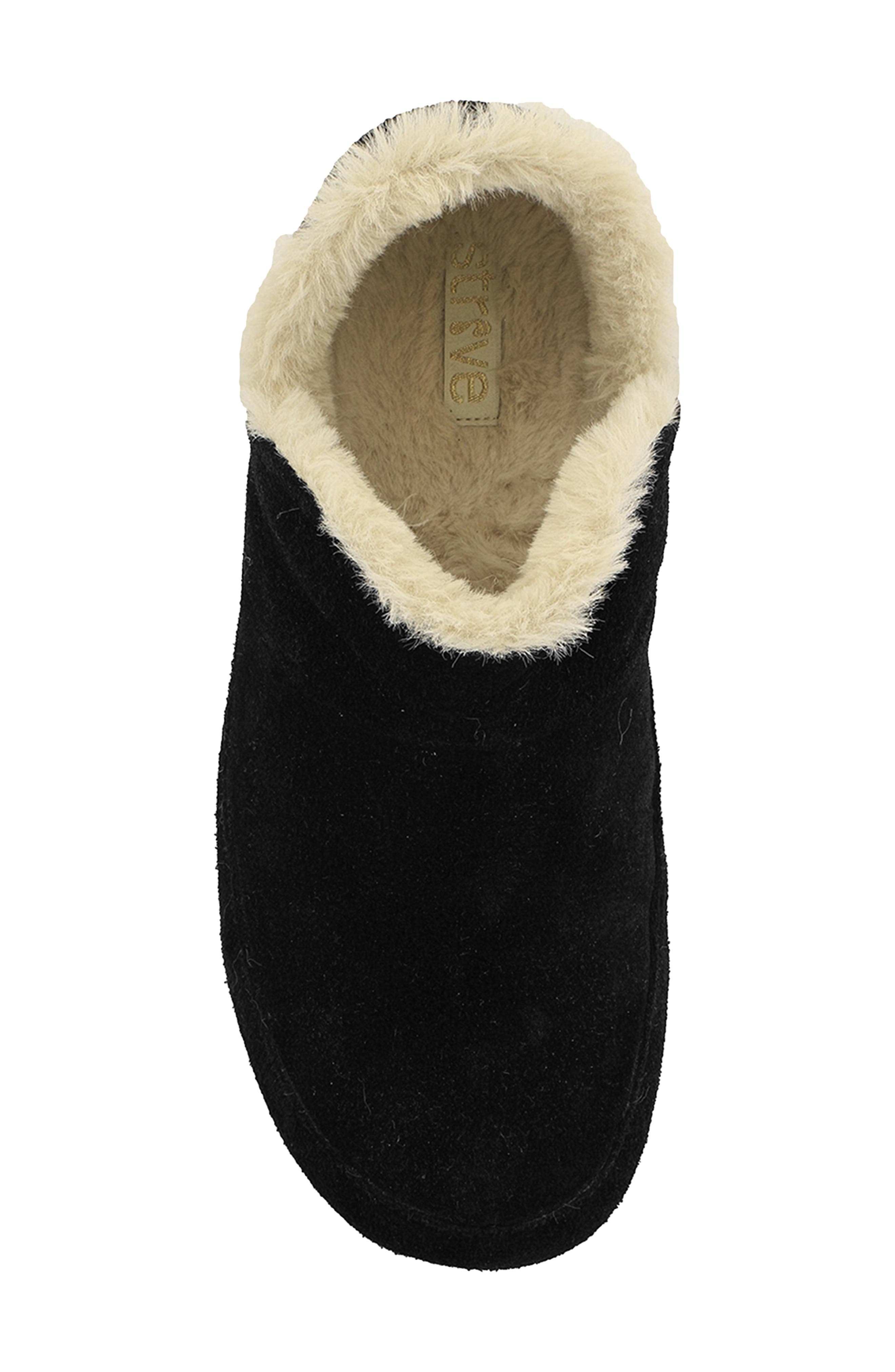 STRIVE Geneva Faux Fur Slipper, Alternate, color, 