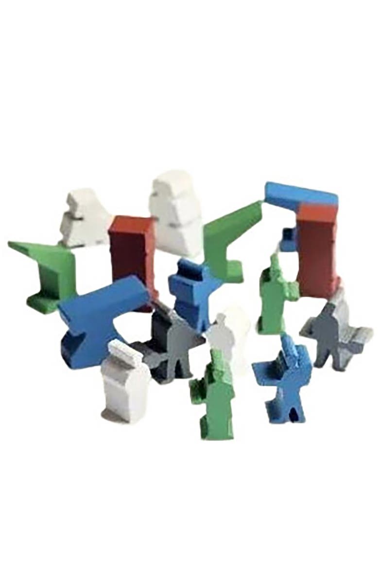 Shipyard Wooden Parts - Expansion Accessory, 192 Small Parts to Add to Your Shipyard Base Game, Alternate, color, Multicolored