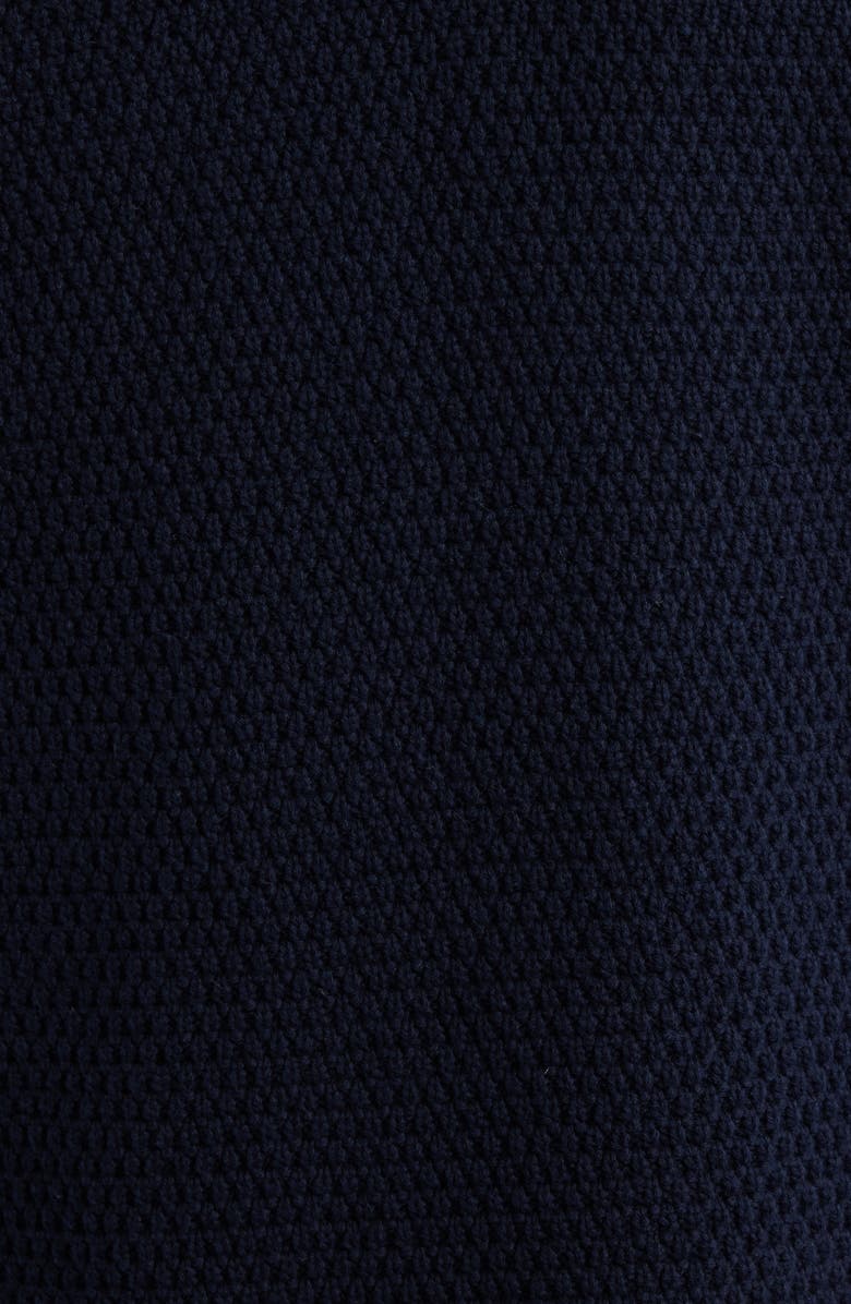 KROST Broken Rib Johnny Collar Sweater, Alternate, color, Dark Navy