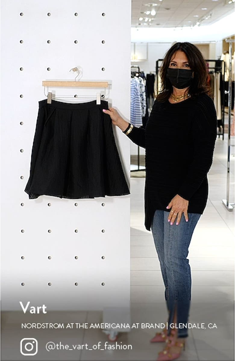 Box Pleat Skater Skirt, sales video thumbnail