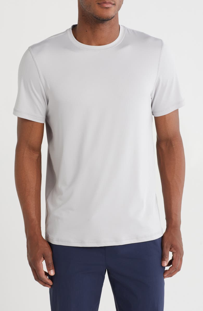 90 DEGREE BY REFLEX Nomad Mesh Short Sleeve T-Shirt, Main, color, Micro Chip
