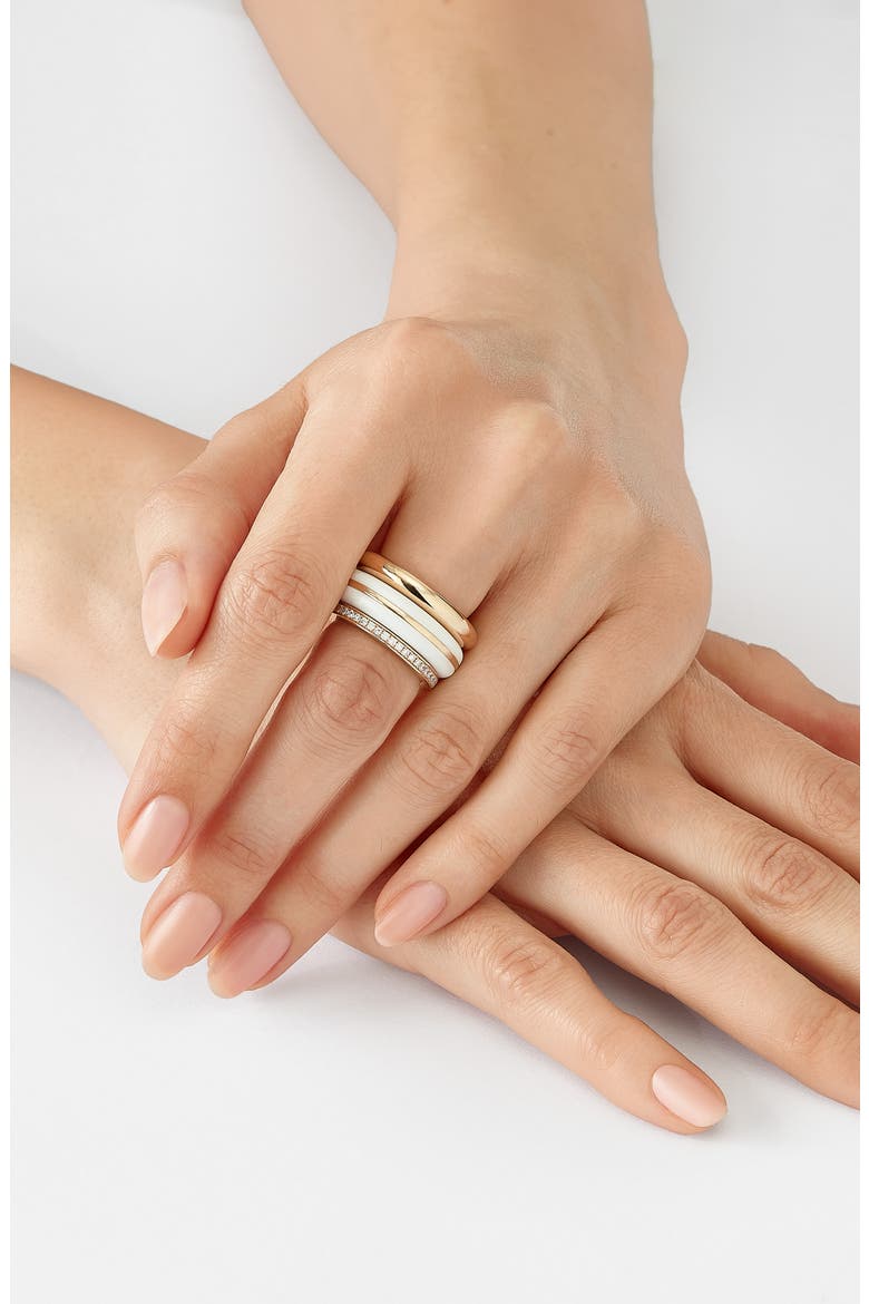 Set of 3 Stack Rings, Alternate, color, WHITE